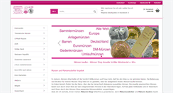 Desktop Screenshot of muenze.org